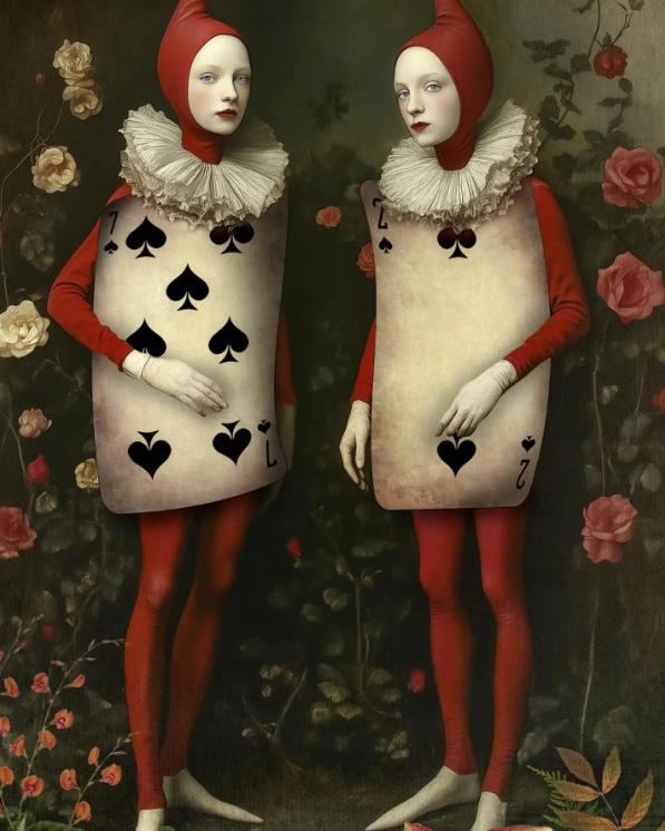 Card Tappers costume illustration