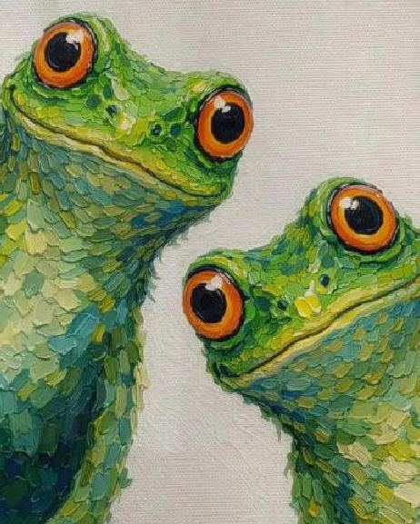 Froggies costume illustration